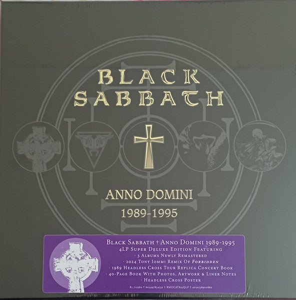 Black Sabbath : Anno Domini 1989-1995 (LP, Album, RE, RM + LP, Album, RE, RM + LP, Album,)