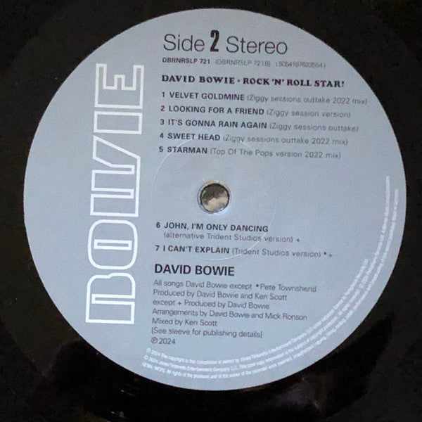 David Bowie : Rock 'N' Roll Star! (LP)