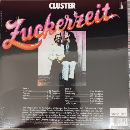 Cluster : Zuckerzeit (LP, Album, Ltd, Num, RE)