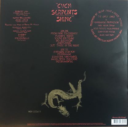 The Only Ones : Even Serpents Shine (LP, Ltd, Num, RE, RM, Yel)