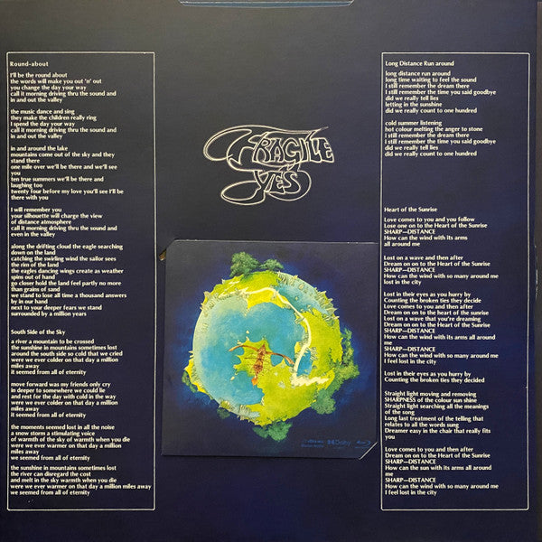 Yes : Fragile (CD, Album, RE, RM + CD, Album, RE, Rem + 2xCD + Bl)