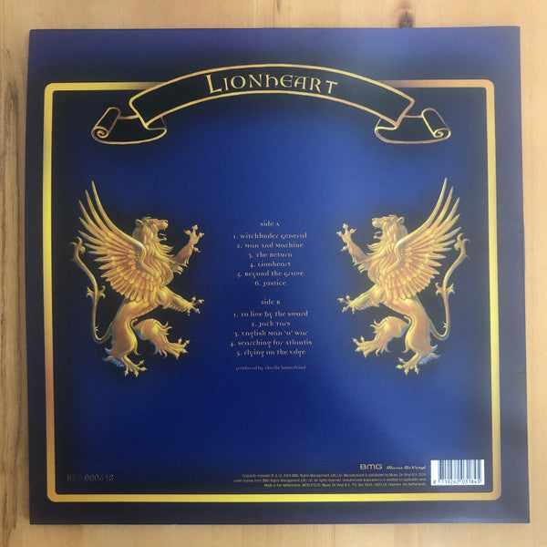 Saxon : Lionheart (LP, Album, Ltd, RE, Gol)