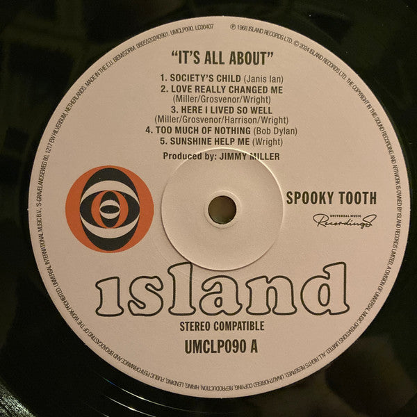 Spooky Tooth : It's All About (LP, Album, RE, 180)