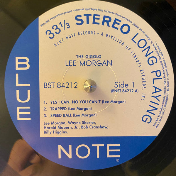 Lee Morgan : The Gigolo (LP, Album, RE, 180)