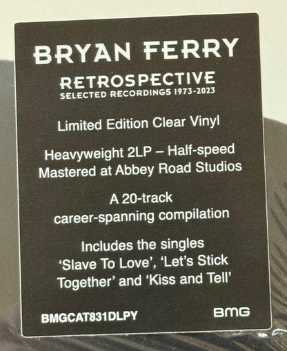 Bryan Ferry : Retrospective (Selected Recordings 1973-2023) (2xLP, Comp, Ltd, RM, Hea)