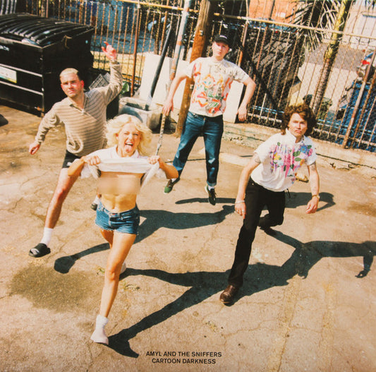 Amyl and The Sniffers : Cartoon Darkness (LP, Album, Car)