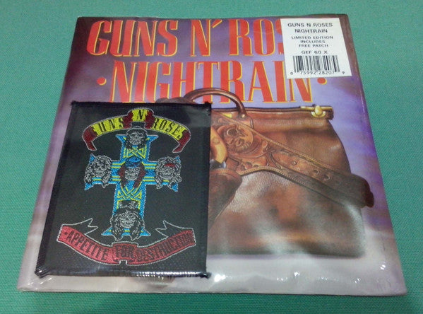 Guns N' Roses : Nightrain (7", Single, Ltd, Inc)