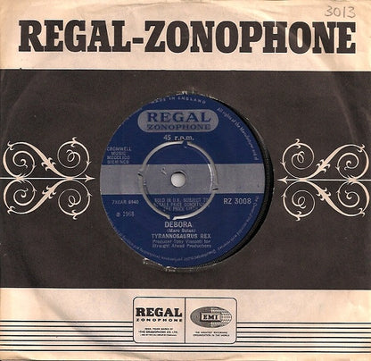 Tyrannosaurus Rex : Debora (7", Single, 4-p)