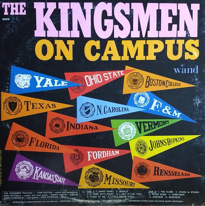 The Kingsmen : On Campus (LP, Album, San)
