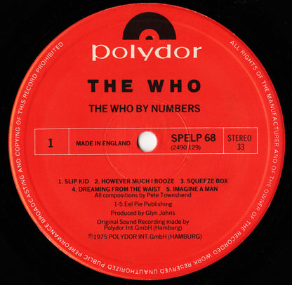 The Who : The Who By Numbers (LP, Album, RE)