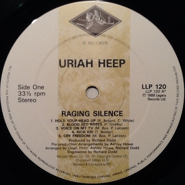 Uriah Heep : Raging Silence (LP, Album)