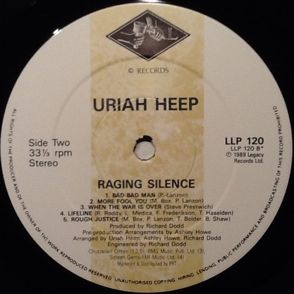 Uriah Heep : Raging Silence (LP, Album)