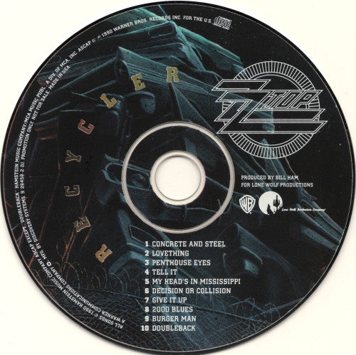 ZZ Top : Recycler (CD, Album, Ltd, Promo, Ste)