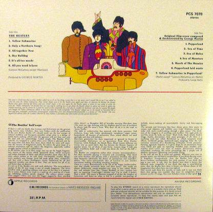 The Beatles : Yellow Submarine (LP, Album, RE, RM, 180)