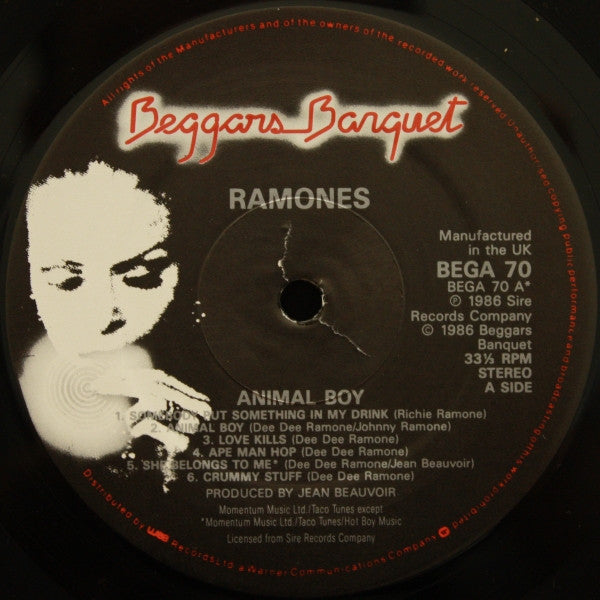 Ramones : Animal Boy (LP, Album)