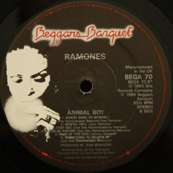 Ramones : Animal Boy (LP, Album)