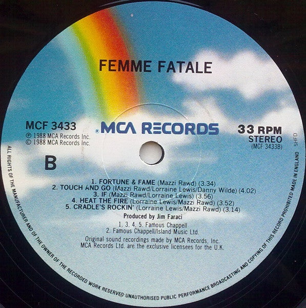 Femme Fatale (3) : Femme Fatale (LP, Album)