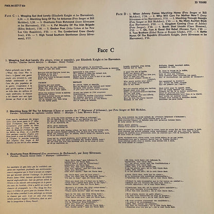 Various : Chants De La Guerre De Secession Vol. II (LP, Tri)