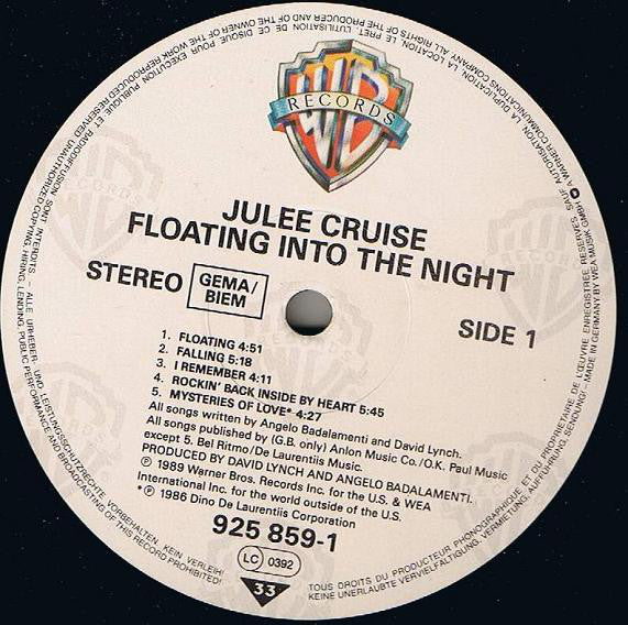 Julee Cruise : Floating Into The Night (LP, Album)