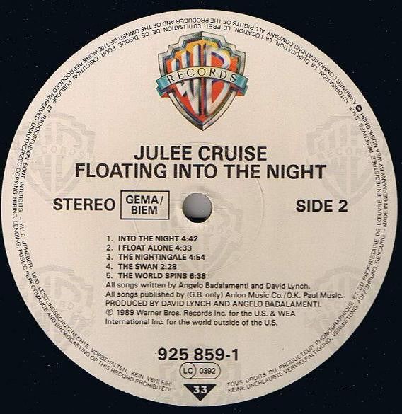 Julee Cruise : Floating Into The Night (LP, Album)