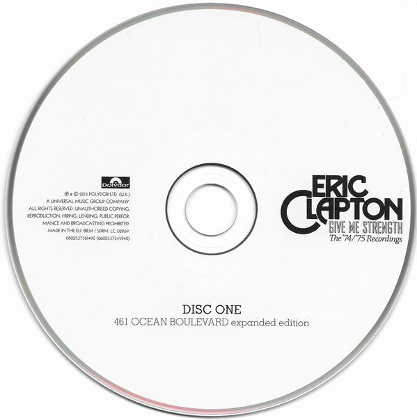 Eric Clapton : Give Me Strength (The '74/'75 Recordings) (Box, Comp + CD, Album, RE, RM + CD, Album, RE, RM )