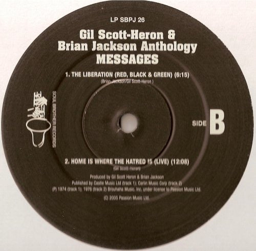 Gil Scott-Heron & Brian Jackson : Anthology. Messages (2xLP, Comp)