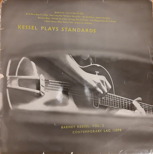 Barney Kessel : Kessel Plays Standards. Barney Kessel, Vol. 2 (LP, Album, Mono)
