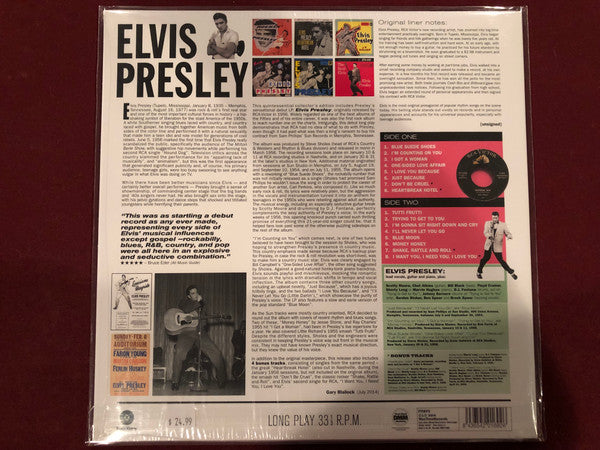 Elvis Presley : Elvis Presley (LP, Album, Mono, RE, 180)