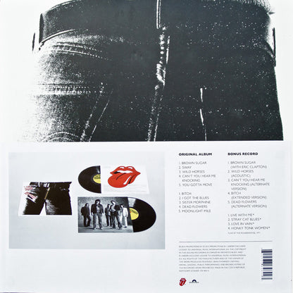 The Rolling Stones : Sticky Fingers (LP, Album, RE, RM + LP + Dlx, Zip)