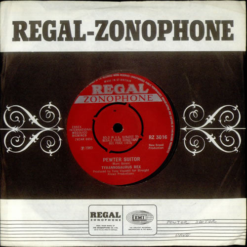 Tyrannosaurus Rex : Pewter Suitor (7", Single)
