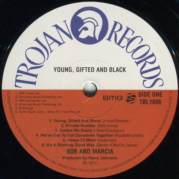 Bob & Marcia : Young Gifted And Black (LP, Album, RE)