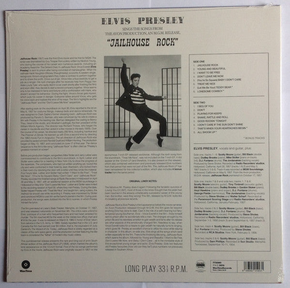 Elvis Presley : Jailhouse Rock (LP, Comp)