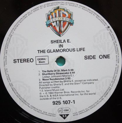 Sheila E. : In The Glamorous Life (LP, Album)