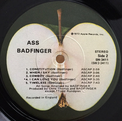 Badfinger : Ass (LP, Album, Jac)