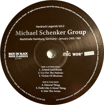 Michael Schenker Group* : Hardrock Legends Vol.2 (2xLP, Album, Ltd, Gre)